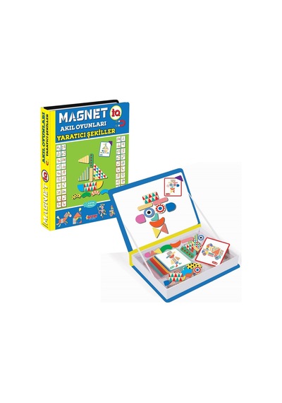 1550 Dıytoy. Magnet Akıl Oyunları - Yaratıcı Şekiller / 3-8  Yaş