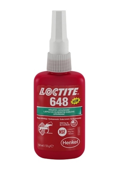Loctite 648 Yük. Sıcaklık Direnci Yük. Mukavemet Sıkı Geçme 50Ml