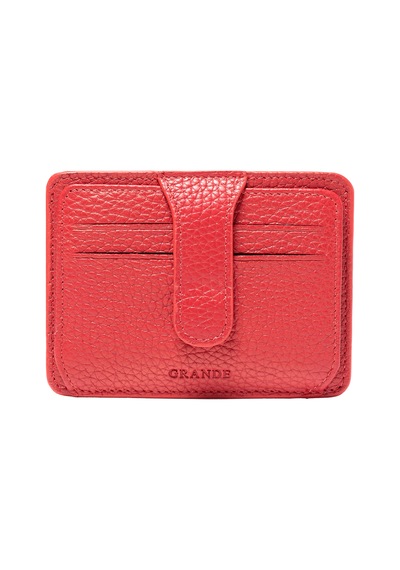 Kırmızı Cüzdan & Kartlık Unisex 539 Grande Deri Cüzdan Kartlık