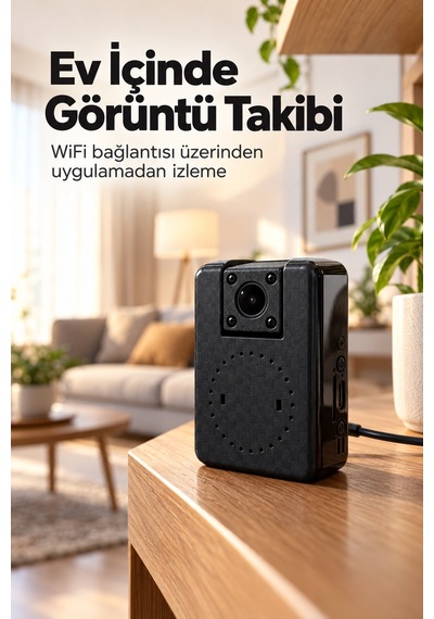 Mobil Uygulama Destekli Wifi Kamera Hareket Algılama Özellikli - Lisinya Belirtilmemiş