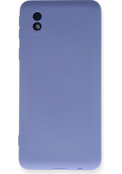 Samsung Galaxy A01 Core Kılıf Nano İçi Kadife Silikon - Lila Çok Renkli