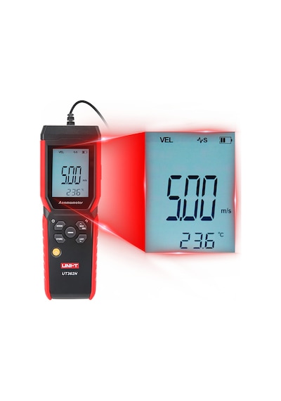 Uni-t Ut362h Pervane Anemometre Kanal İçi Ölçümler İçin Anemometre