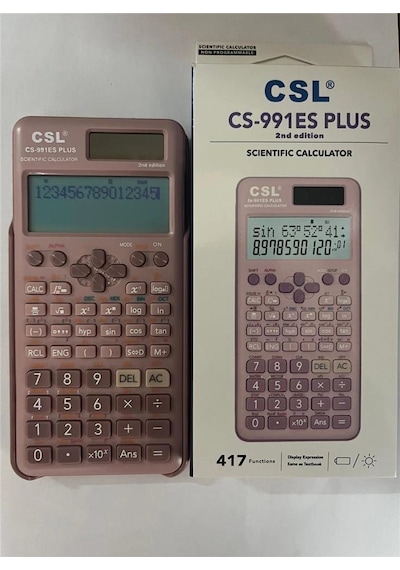 Csl Cs-991es Plus-pınk Pembe Fonksiyonel Hesap Makinesi Diğer