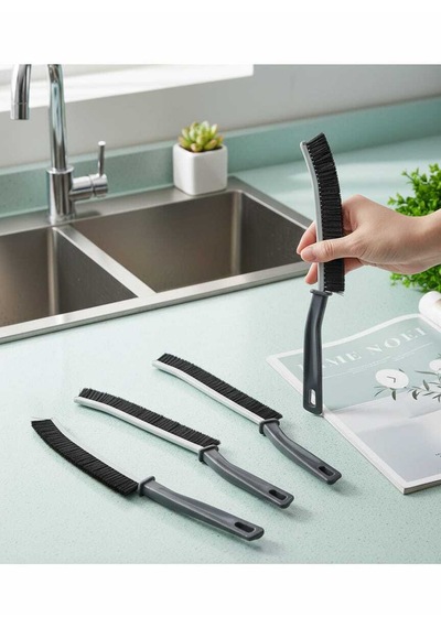 Nobera Detaylı Derz Temizlik Fırçası Mutfak, Banyo, Duşakabin Için Ince Detay Fırçası 23.5cm 2 Adet
