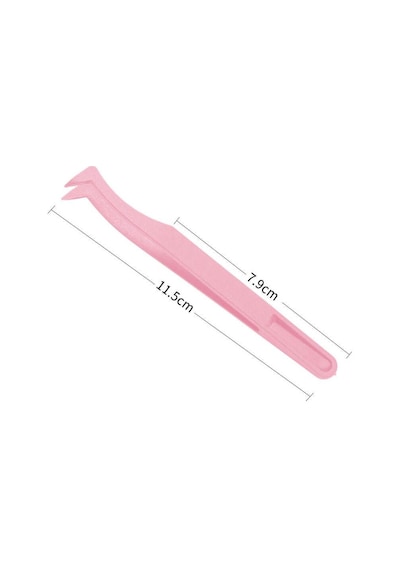 Koodmax Hassas Elektronik Ve El Sanatları Tamir Cımbızı Sert Plastik 11.5cm Dirsek Cımbız Pembe