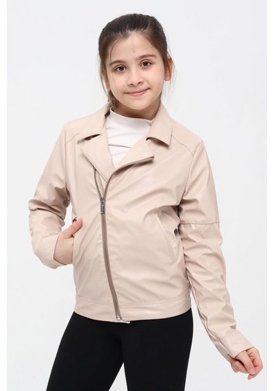Benitto Kids Benittokids Kız Çocuk Deri Ceket 51262 001