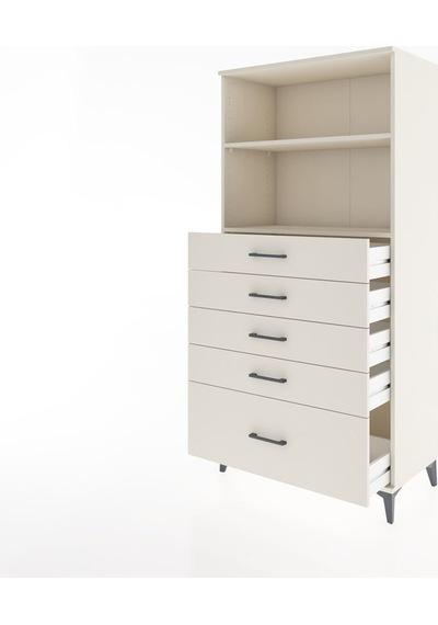 Hyperion Dolap 2 Raflı 5 Çekmeceli 88x44x182 Aytaşı-aytaşı Aytaşı