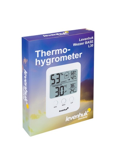 Levenhuk Wezzer BASE L30 Beyaz Termo Higrometre