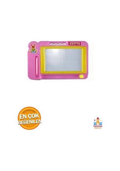 Pembe Mıknatıslı Yazı Tahtası Kette - Eğitici Ve Eğlenceli Tasarım