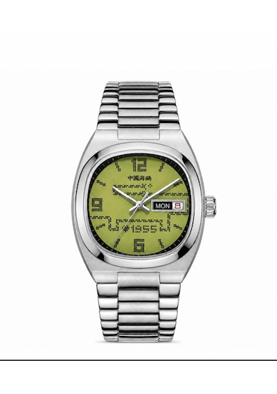 Obur Yılan Kadranlı Gün-tarih Takvimli 70. Yıl Dönümü Özel Sürümü Tonneau Kol Saati 36 Mm Metalik