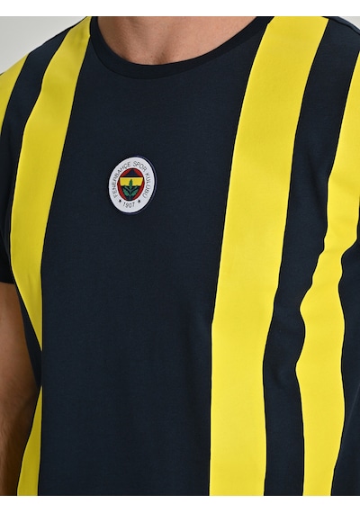 Fenerium Erkek Trıbun Çubuk Detaylı Tshırt Fb Laci Yeni