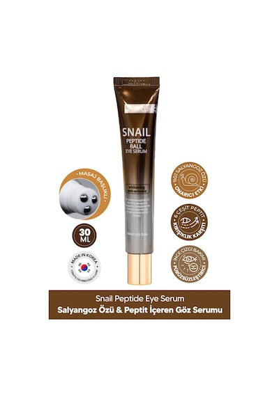 3w Clınıc Onarıcı Salyangoz Özü ve Peptit İçeren Masaj Başlıklı Göz Kremi 3W Clinic Snail Peptide Eye Serum