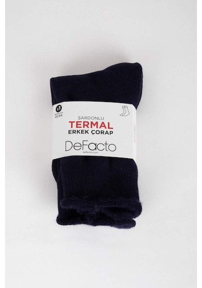 Defacto Erkek Termal Bot Çorabı A8184axnsnv2 Lacivert-nv2