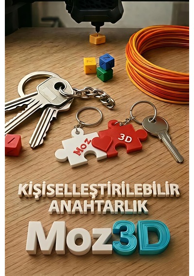 Puzzle Anahtarlık Seti Çok Renkli
