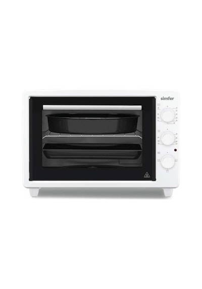 Simfer 3483 Beyaz 34 LT Statik Mini / Midi Fırın - 4 Fonksiyon, Programlanabilir Pişirme & Isı Kontrol Sistem