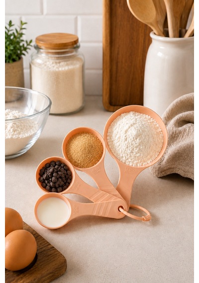 Emilahome Blendy Ölçü Kaşığı Seti 4'lü Set Bej - 868903649 Bej