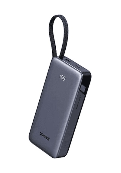 Ugreen Nexode 20.000 Mah 45w Dahili Kablolu Hızlı Şarj Powerbank, 55988b Uzay Grisi