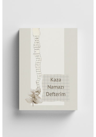 5 Yıllık Kaza Namazı Defterim - Bej Çok Renkli