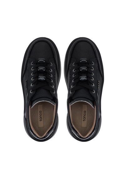 Tamer Tanca Kadın Hakiki Deri Siyah Floter Sneakers & Spor Ayakkabı 1116 255 Bn Ayk Y26 Sıyah Fltr