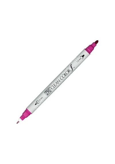 Zig  Clean Color F Çift Uçlu Kalem 027 Dark Pink