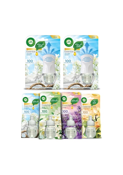 Air Wick Temizliğin Esintisi Elektrikli Oda Kokusu Cihaz Kit 2'li + Yedek Şişe 4'lü