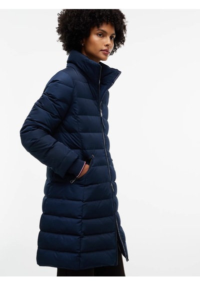 Tommy Hilfiger Kadın Marka Logolu Günlük Kullanıma Uygun Lacivert Mont Ww0ww51111 C1g
