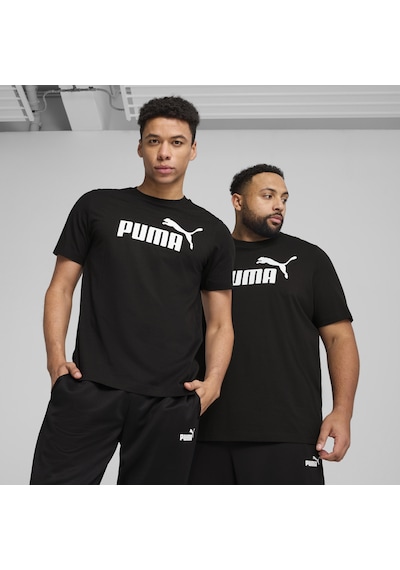 Puma ESS No. 1 Logo Tee Unisex  Siyah Tişört
