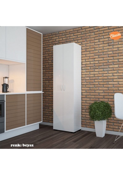 Çok Amaçlı Dolap Mutfak Dolabı Banyo Dolabı Çocuk Odası Dolabı 8 Raflı Dolap Kapaklı Beyaz Çok Amaçlı Dolap Mutfak Dolabı Banyo Dolabı Çocuk Odası Dolabı 8 Raflı Dolap Kapaklı Beyaz