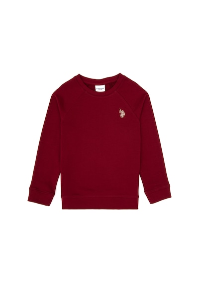 U.S. Polo Assn. Erkek Çocuk Bordo Basic Bisiklet Yaka Sweatshirt 50313832-VR014 U.S. Polo Assn. Erkek Çocuk Bordo Basic Bisiklet Yaka Sweatshirt 50313832-VR014