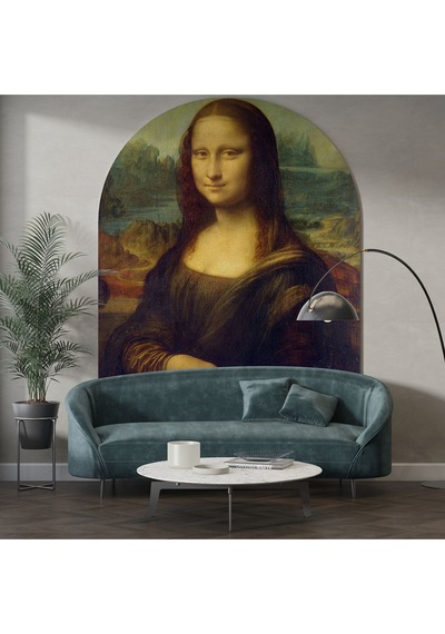 Mona Lisa Poster Duvar Kağıdı Renkli