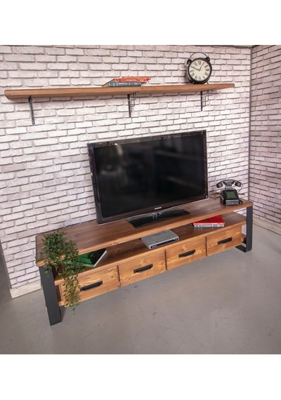 Masif Ahşap Raf (330742951)