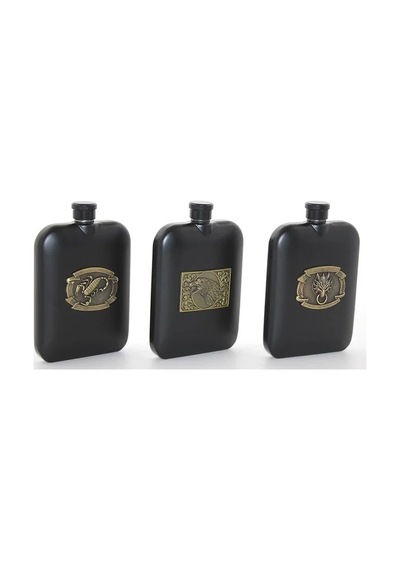 Ers Paslanmaz Çelik Kabartmalı Tekli 6 Oz Matara Tcx2666 Çok Renkli