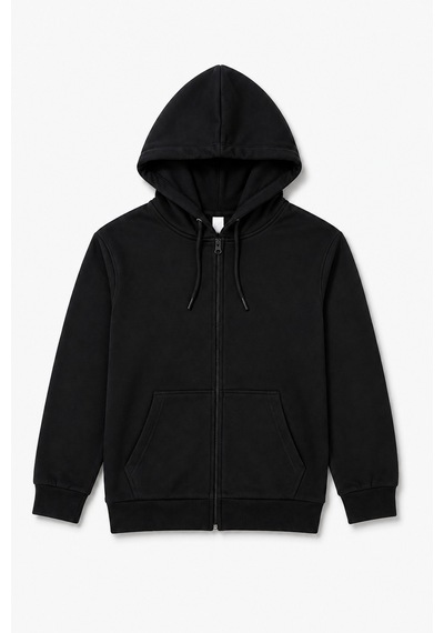 Beniizle Kapüşonlu Unisex Çocuk Eşofman Takımı Siyah