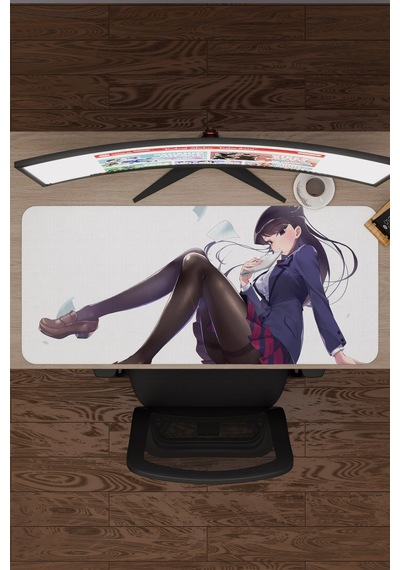 Komi Can't Communicate Dikişli Kauçuk Oyuncu Mousepad V5 - 90x40 Xxl Gaming Mouse Pad