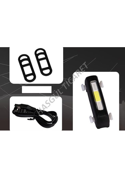 Hsgl Bisiklet Comet Usb 120 Lümen Güçlü Fonksiyonlu Far Mavi - Beyaz