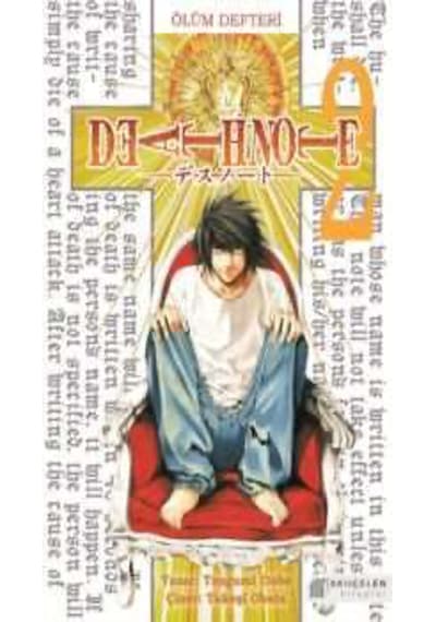 Death Note 1-2-3-4-5 Manga Seti 5 Kitap / Ölüm Defteri / Anime-manga Sticker Ve Kartpostal