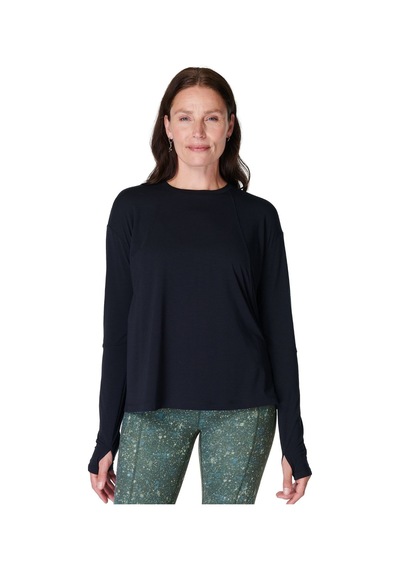 Sweaty Betty Sweaty Betty Soft Flow Studio Long Sleeve T Kadın Siyah Tank Top Blk Siyah
