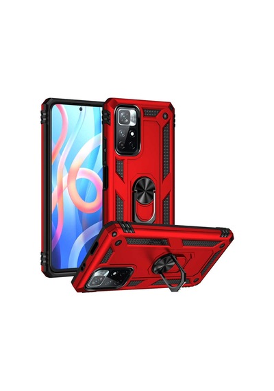 Rba Aksesuar Poco M4 Pro 5g Kılıf Rba Vega Kapak - Kırmızı Kırmızı
