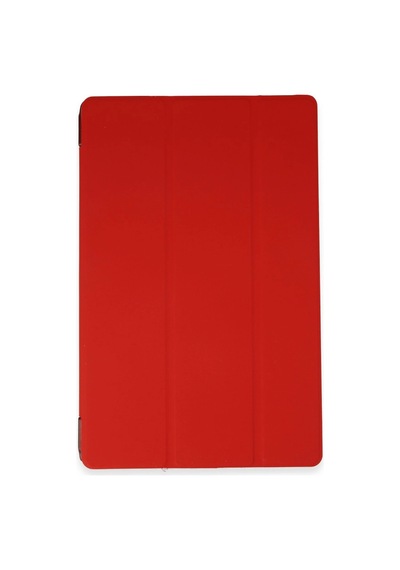 Apple İpad Pro 13 2024 Kılıf Tablet Smart Kılıf - Kırmızı Arka Kapak