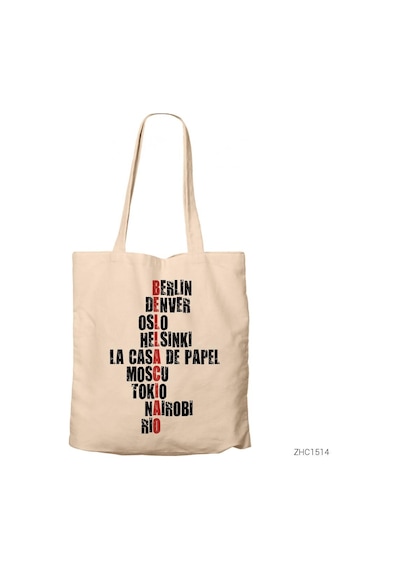 La Casa De Papel Bella Ciao Kanvas Bez Çanta