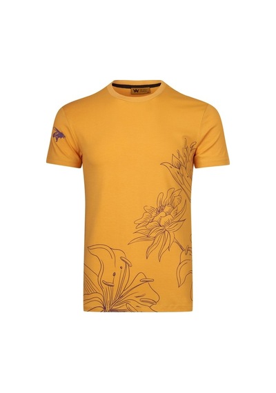 The Wıld Walkıng Erkek Sıfır Yaka T-Shirt-Sarı (504684748) Sarı