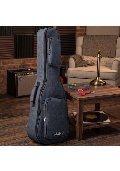 Midex Cs-89dbl Özel Tasarım Softcase Klasik Gitar Çantası Gigbag Kılıf 101 Cm