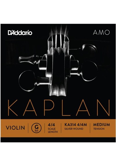 D'Addario Ka314 4/4M Kaplan Amo Keman Teli (G)