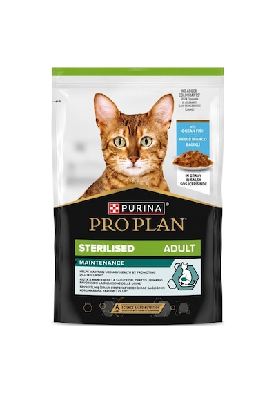 Proplan Pouch White Kısırlaştırılmış Beyaz Balıklı Yaş Kedi Maması 85 Gr