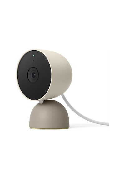 Google Nest Güvenlik Kamerası Kablolu - 2. Nesil - Keten, 1080p, Yalnızca Hareket-123887