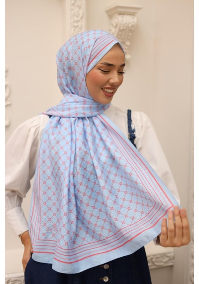 Silk Home Olinda Şal - 49005 - 08 Mavi Mercan - Mavi 05