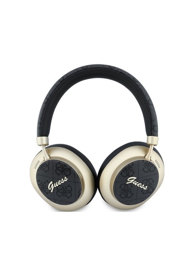 Guess Lisanslı ENC PU 4G Desenli Metal Yazı Logolu Bluetooth 5.4 Kulak Üstü Kulaklık