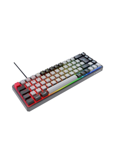 Rampage Yoru Mini Red Swich Q Mekanik Gaming Oyuncu Klavye Gri/siyah