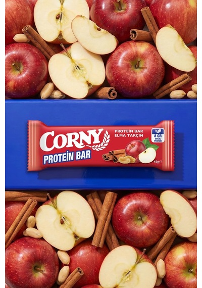 Corny Protein Bar Elma Tarçın 45gr X 12 Adet