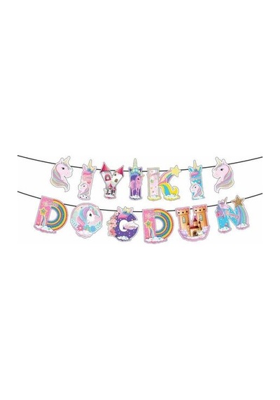 Flama Unicorn Şeklinde Iyiki Doğdun 1 Adet